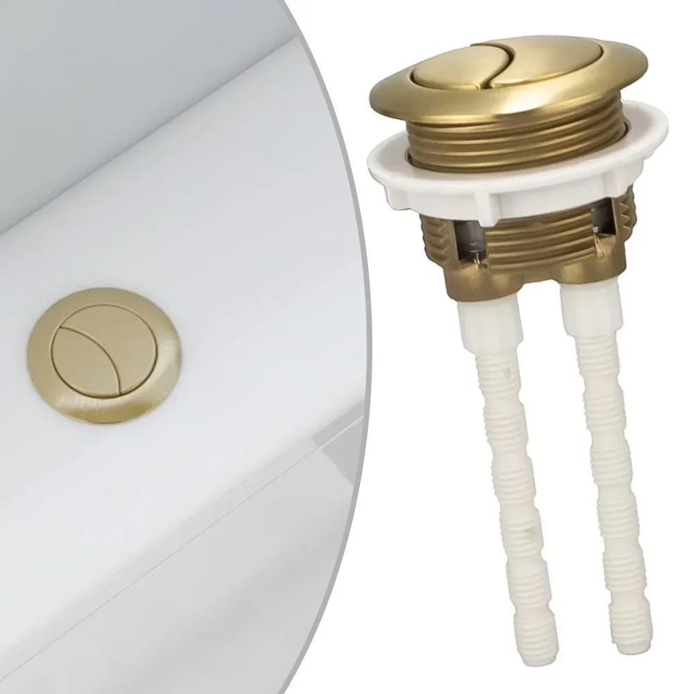 Toilet Flush Valve - 1 buah 38mm Brushed kuningan emas