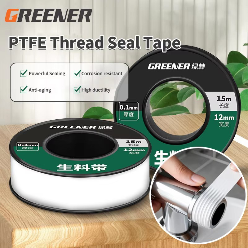 Plumbing Tape Ptfe - GREENERY 15m Pita Sealant Pipa PTFE