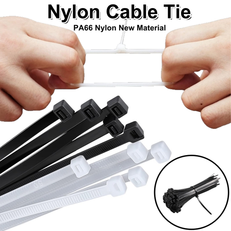 Home Improvements - Ikatan Nilon Mengunci Sendiri Ikatan Kabel