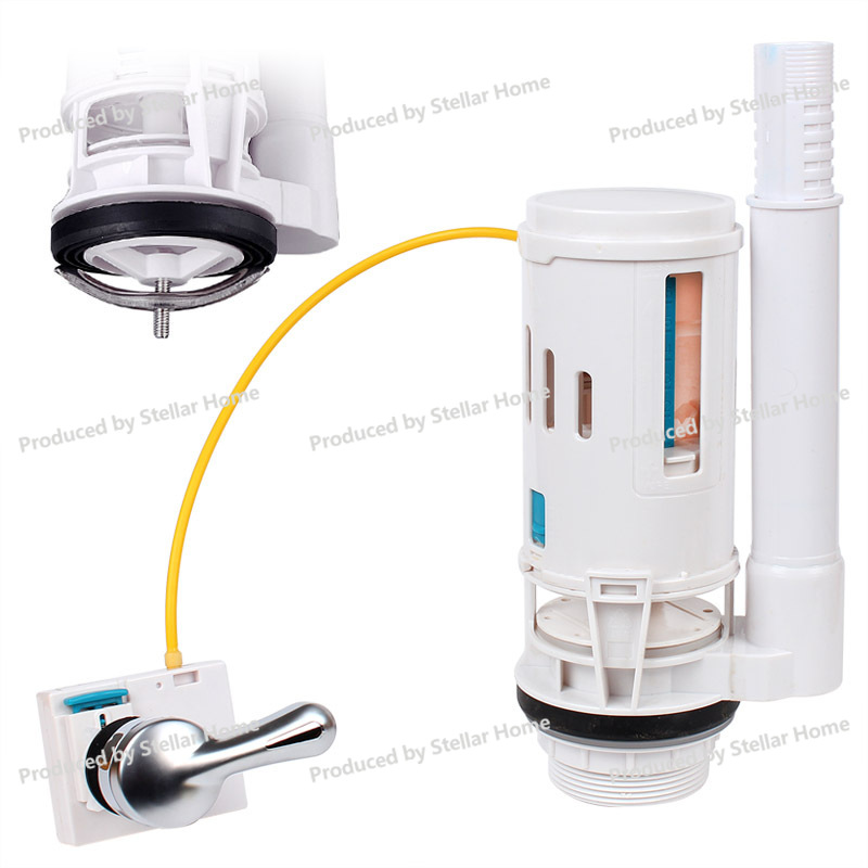 Toilet Flush Valve - Katup Pembuangan Tunggal Tipe Kunci Depan