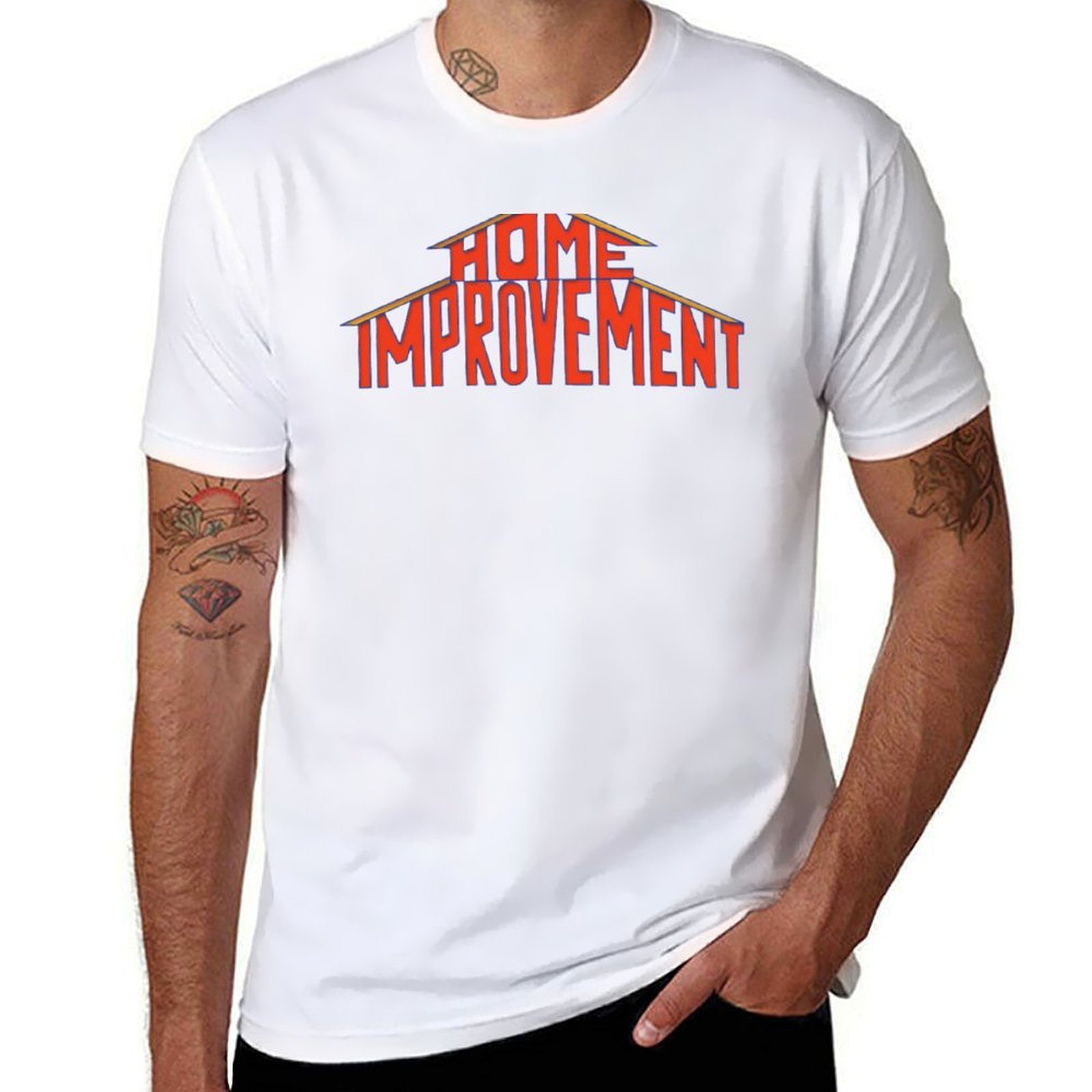 Home Improvement Logo - Kaus Logo Perbaikan Rumah Kaus T-Shirt