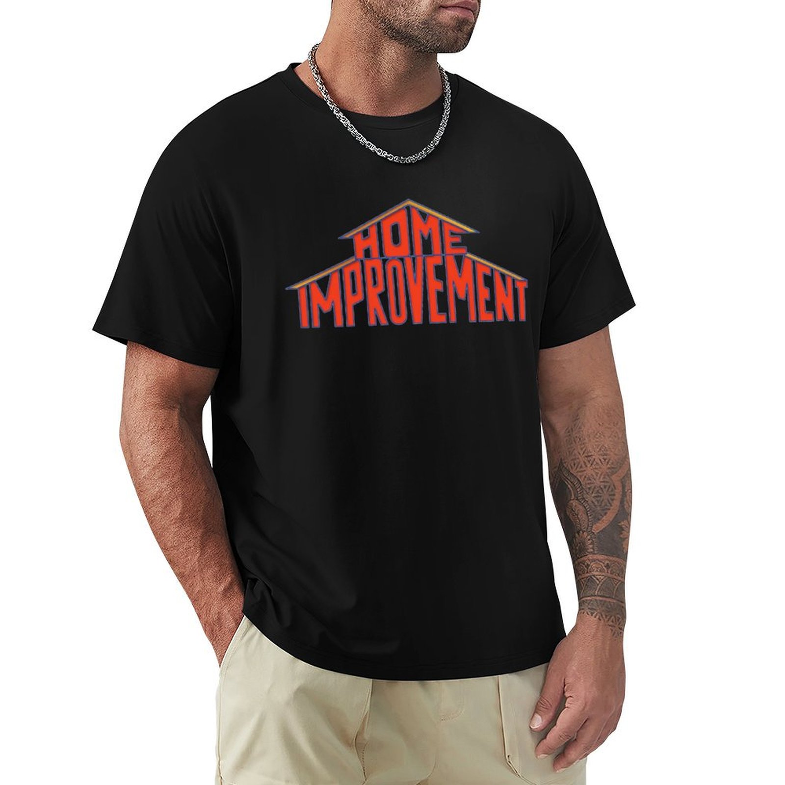 Kaos Logo Renovasi Rumah 90-an - Home Improvement Logo ulasan dan harga