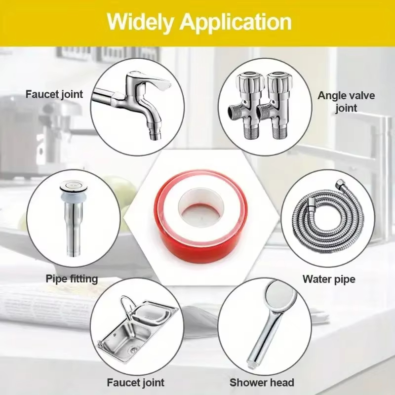 Pita Bahan Baku Red Shell PTFE - Plumbing Tape Ptfe ulasan dan harga