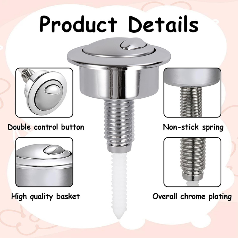 Tombol Toilet Dual Flush Pengg - Toilet Flush Valve ulasan dan harga