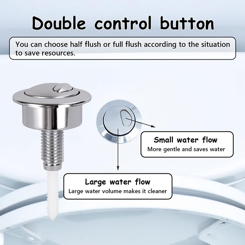 Tombol Toilet Dual Flush Pengg - Toilet Flush Valve ulasan dan harga