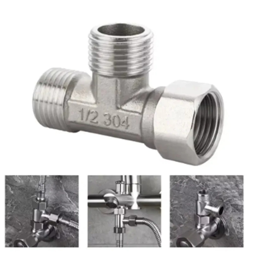 Katup Pengalih Adaptor T Baja  - Toilet Flush Valve ulasan dan harga