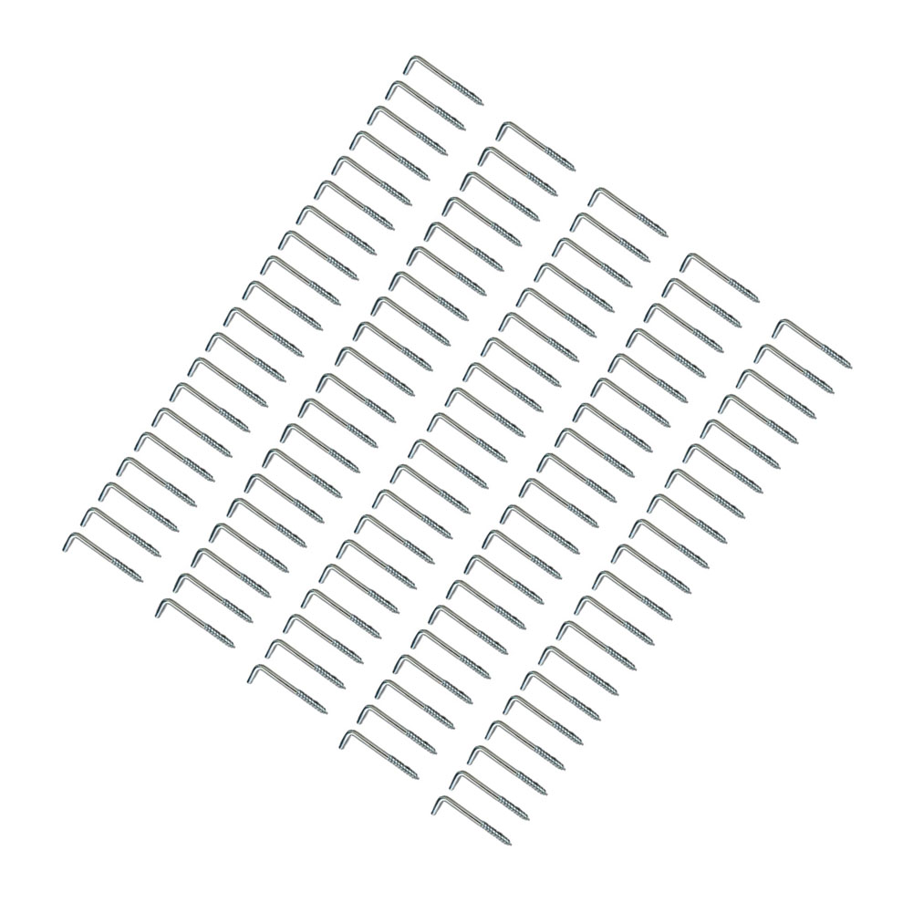 Kait Sekrup Bentuk L 100 pcs u - Home Improvement Retailers ulasan dan harga