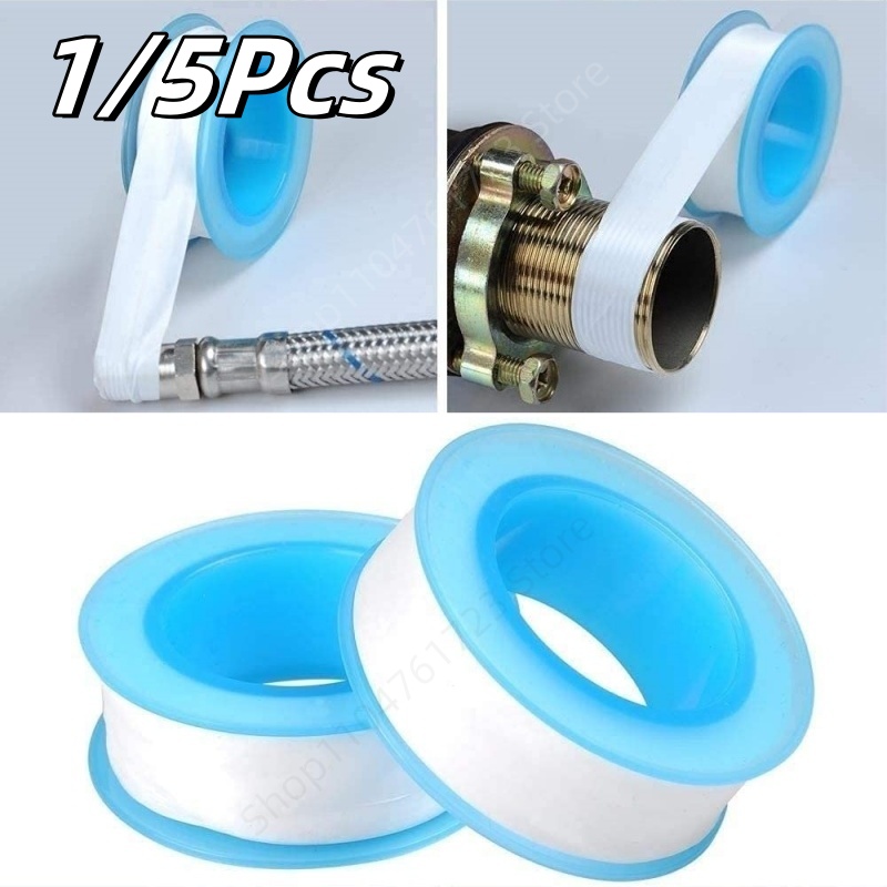 1/5Pcs Pita Pipa Air PTFE Pita - Plumbing Tape Ptfe ulasan dan harga