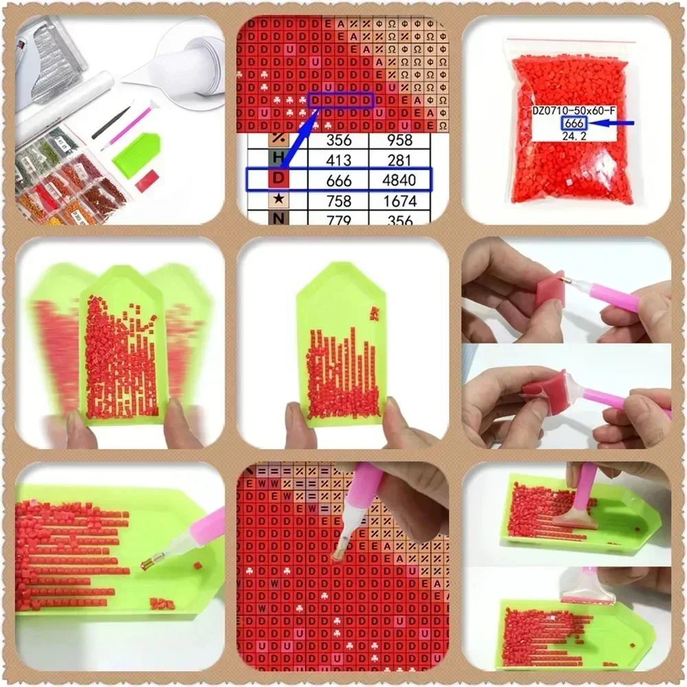 1 Buah Kit Lukisan Berlian Bul - Home Improvement Diy ulasan dan harga