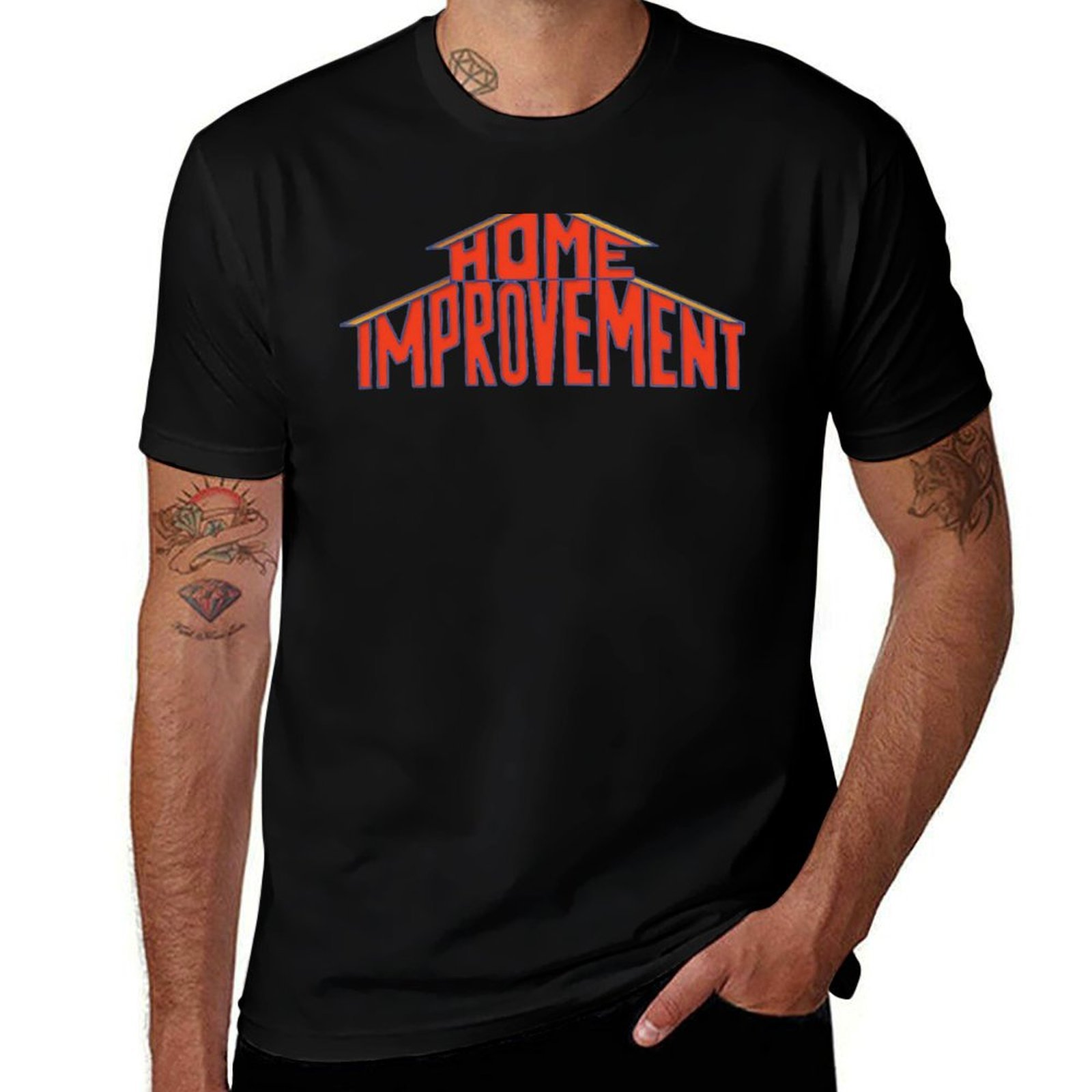 Kaos Logo Perbaikan Rumah Gaya - Home Improvement Logo ulasan dan harga